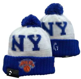 New York Beanies NYK North American Basketball Team Side Patch Winter Wool Sport Knit Hat Skull Caps A0