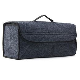 Grey Large Anti Slip Car Trunk Boot Storage Organiser Case Tool Bag Holder2199