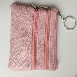 Storage Bags Bag Wholesale Leather Portable Coin Purse Small Earphone Headphone Organiser Mini Sundry Cosmetic Lipstick Wallet
