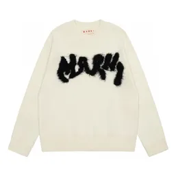 가을 / 겨울 2022ACQUARD 뜨개질 기계 E COSTOM JNLARGED DETAL CREW NECK COTTON 86675