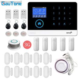 Alarm systems Wireless WiFi 4G Home FireproofBurglar Intelligent Security Alarm System LCD Touch Keyboard Sensor kit Multi-language Switching YQ230927