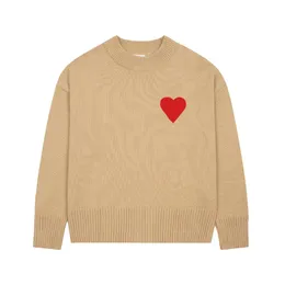 DUYOU ALEXANDRE MATTIUSSI Unisex Sweater Hip Hop Streetwear Knitted Sweater Men Print Pullover Harajuku Cotton Embroidery Heart Sweater for Women 8474