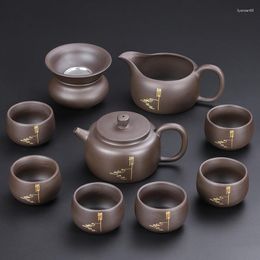 Teaware Sets Modern Minimalist Portable Tea Set Travel Offices Rotating Japanese Traditional English Theiere Avec Tasses Teawares