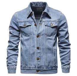 Designer Mens Denim Jacket coat Luxury Brand Outwear Autumn Windbreaker Blue Casual Bomber Coat Fashion Jeans Size 5XL Men s Clothing