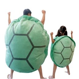 Plush Dolls Funny Turtle Shell Plush Toy Adult Kids Sleeping Bag Stuffed Soft Tortoise Pillow Cushion Housewarming Creative Interesting Gift 230927