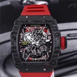 Richarmill Watch Automatic Mechanical wristwatch Luxury watches mens Swiss Sports Men's Watch RM35-02 Titanium Automatic Mechanical Men's Watch R WN-H1T4