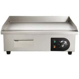 22" Electric Countertop Flat Top Griddle 110V 1600W Griddle Non-Stick Restaurant Teppanyaki flat top Grill .USA.NEW