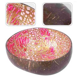 Bowls Miniture Decoration Coconut Bowl Home Key Storage Plate Ornament Decorative Desktop Container