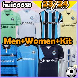 23/24 Gremio GEROMEL Soccer Jerseys 2023 2024 SUAREZ KANNEMANN LUAN EVERTON MILLER ERAZO LUCIANO RAMIRO D.COSTA EDILSON GIULIANO gk jersey men kids kit football shirt