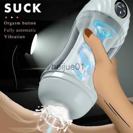 Masturbators Male Masturbator Toys Automatic Sucking Masturbation Cup sex tooys For Men Deep Throat Vagina Pussy Blowjob Vibrator Sex Machine x0926