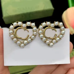 Designer Earrings Stud Gold Earring Womens Hoop Earrings Diamonds Jewelry Luxurys Ear Studs Earings Bijoux De Luxe Earrings with box 239274D