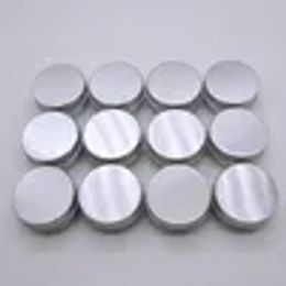 Empty Aluminium Cream Jar Tin 50g Cosmetic Lip Balm Containers Nail Derocation Crafts Pot Bottle ZZ