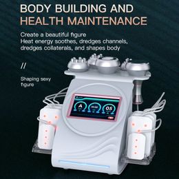 CE Approved 5 Handles Fat Burning Body Sculpture 80K Cavitation Machine Vacuum RF Face Tightening Collagen Regeneration Anti-aging Beauty Salon