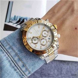 Multifunction Designer Men Wristwatch Daytonass Watch Chronograph Luxury Stainless Steel Sj f Men's Watches Full Function with Calendar Fashion Timing 8E6E