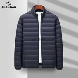 Men's Down Parkas 2022 Autumn Winter Clothing Men Lightweight Warm Casual Nylon Down Jacket 90% White Eiderdown Simple Youth Fitted Down Jacket YQ230927