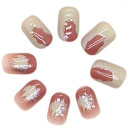 False Nails Spring & Summer Light Yellow Fake Safe And Scratch Resistant Non-Toxic For Weddings Proms Dates Christmas