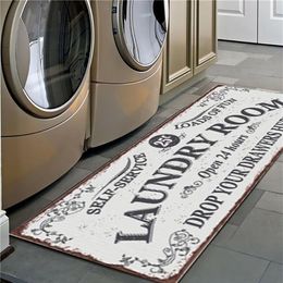 Dropship Non-Slip Floor Mat Laundry Room Morden Mat Entrance Doormat Self-Service Bath Carpet Decor Balcony Rug For Home Decor LJ22381