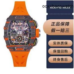 Richardmill Brand Watch Automatic Mechanical Wristwatches Richardmill Watch Men's Watch RM11-03 (ntpt Orange) HBHC