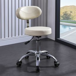 popular PU leather work reception chair Salon furniture lifting stool Modern Style Adjustable HeightAdjustment Hair Salon Chair Massage for commercial or home use