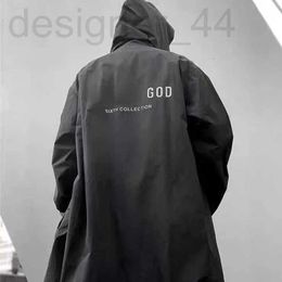 Men's Jackets designer Fog Jacket Mens Designer Reflective Long Windbreaker Nylon Waterproof Hooded Hip Hop sweatshirt Men Women Sportswear BJDH