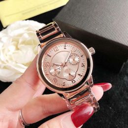 2023 Fashion Brand Watches Women Men Unisex Style Metal Steel Band Quartz Wrist Watch Hot Sale Free Shipping reloj mujer