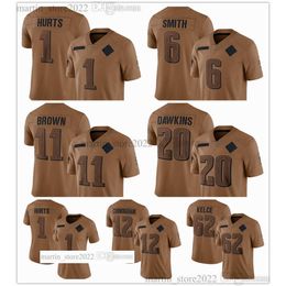 2023 Salute To Service Limited Jersey 20 Brian Dawkin 12 Randall Cunningham 1 Jalen Hurts 6 DeVonta Smith 11 A.J. Brown 62 Jason Kelce 7 Haason Reddick 55 Brandon Graham