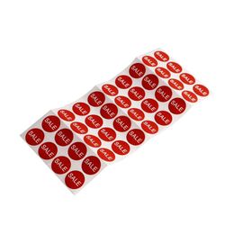 10 Paper Sheets Self-adhesive Round Sale Label 2cm Clothing Tape Discount Sticker Dot Apparel Garment Pants Clothes Bag Promotional Tag Labels