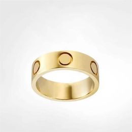 love screw ring mens rings classic luxury designer Jewellery women Titanium steel Gold-Plated Gold Silver Rose Never fade lovers cou342U