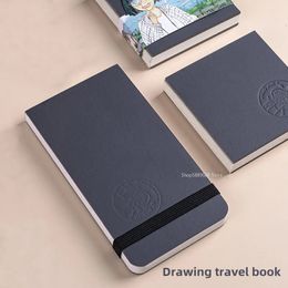 Notepads Portable Watercolour Paper Book 300g Travel Handbook Mini Square Hand Drawing Marker Pencil Colour Sketchbook 230927