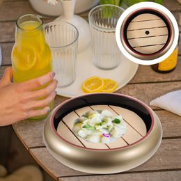 Dinnerware Sets 2 Pcs Sushi Bucket Plastic Trays Delicate Plate Container Wood Sashimi Holder Japanese-type