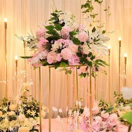 Customise 40cm artificial rose wedding table decor flower ball Centrepieces backdrop decor party table floral road lead flower1316R