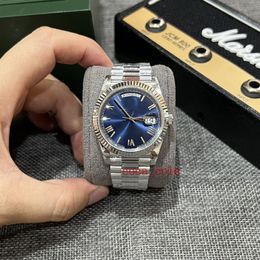 A brand-new DAY-DATE 228239 BRIGHT BLUE DIAL BEST QUALITY 40MM model 3255 Movement Automatic Waterproof Fashion Men's Watch