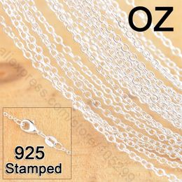 Whole 10pcs lot New 925 Silver 1 2MM O-Chain Necklace & Pendant Fashion Thin Chain Heart Women Jewellery For Jewellery Making Find282Z