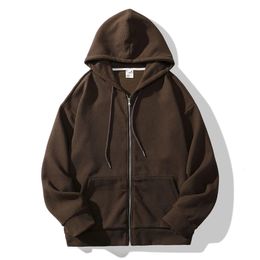 Mens Hoodies Sweatshirts Male Baggy Extfine Man Solid Top Waffle Men Jackets Women Zipper 5XL Color Autumn Casual Hooded 230927