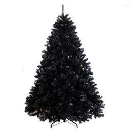 Christmas Decorations Black 210cm Artificial PVC Tree With Metal Stand Holder Base Home Party Mall Decortaion