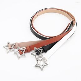 Belts Y2K Trendy Spicy Girl Star Rhinestone Belt Fashion Metal Buckle Full Drill Waistband Women Five-point Diamond Waist