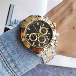 Chronograph Daytonass Luxury Designer Men Watch Wristwatch Multifunction Stainless Steel Sj f Men's Watches Full Function with Calendar Fashion Timing 08E1