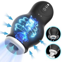 Masturbators Masturbator for Men Automatic Sucking Male Pussy Oral Vaginal Penis Vibrator Sex Toy for Men Masturbation Cup Blowjobs Machine x0926 x0927