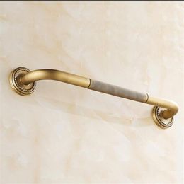 Bath Accessory Set 50cm Bathroom Armrest Brass Antiskid Handle Bathtub Handrail Grab Bar Antique Bronze Hand Safety306v