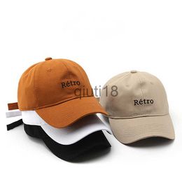 Ball Caps New Women's Sports Casual Soft Top Cotton Letter Embroidered Cap Fashion Personalised Trendy Men's Sunscreen Baseball Cap x0927