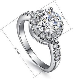 Nice-looking Test Positive 2CT 8 0MM D-E Moissanite Diamond Ring S925 Engagement Jewellery for Women197p