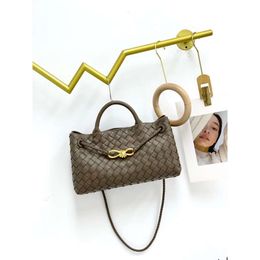 Backpack Andiamo Classic Bags Bag Lady Purse Botteega Designer Leather Woven Handbag Women's Shoulder Cowhide Small Gold 2023 East/west P8jk