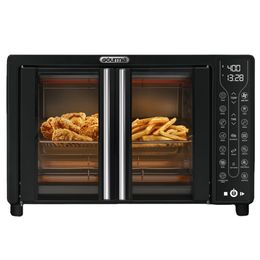 Gourmia Digital French Door Air Fryer Toaster Oven, Black