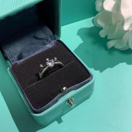 Designer Rings Luxury Women rings Diamond Design Jewellery Marriage proposal Christmas Valentine Day Temperament Versatile Fashion W247o