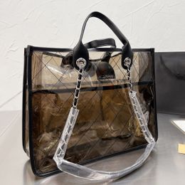Luxus-Hand-Designer-Tasche, Umhängetasche, Damen, transparent, hochwertig, kleine Tragetasche, buntes Leder, kleine quadratische Tasche, Einkaufen im Freien
