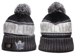 MAPLE LEAFS Beanie Beanies North American Hockey Ball Team Side Patch Winter Wool Sport Knit Hat Skull Caps A2