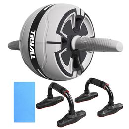 Hand Grippers Ab Rollers Wheel Kit with PushUp Bar Muscle Training Machine Ergonomics for Men Women Core Strength 230926