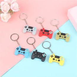 Keychains Creative Personality Simulation Game Keychain Ring Pendant Couple Key Chain Machine Car Bag Charm284x