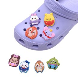 Shoe Parts Accessories Cartoon Charms Cute Animal Clog Different Norepeat Shoes Decorations Bracelet Wristband Party Gifts Drop Deliv Otkwv