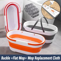 Buckets Collapsible Portable Wash Basin Dishpan With Handle Foldable Mop Bucket Fishing Pail Tools Large Capacity Barrel SpaceSaving 230926